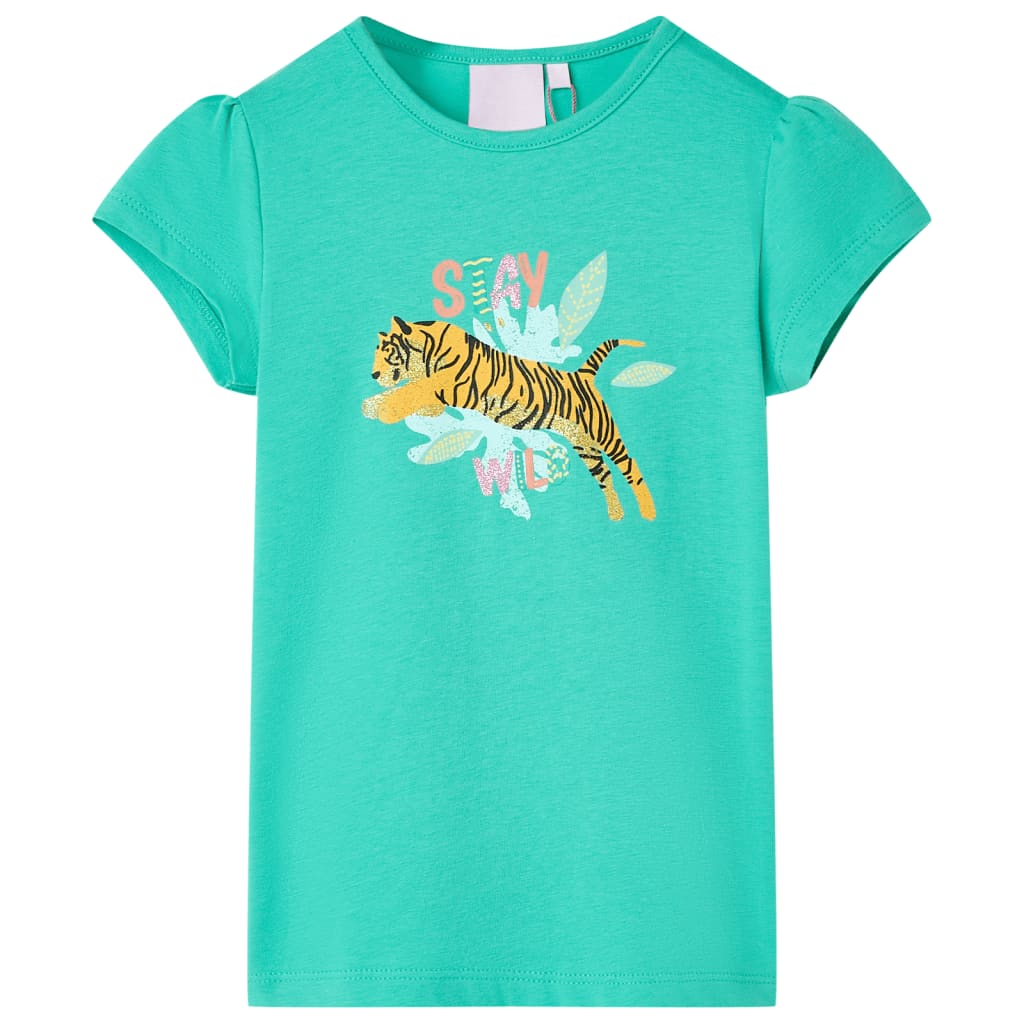 Kids' T-shirt Mint Green 140
