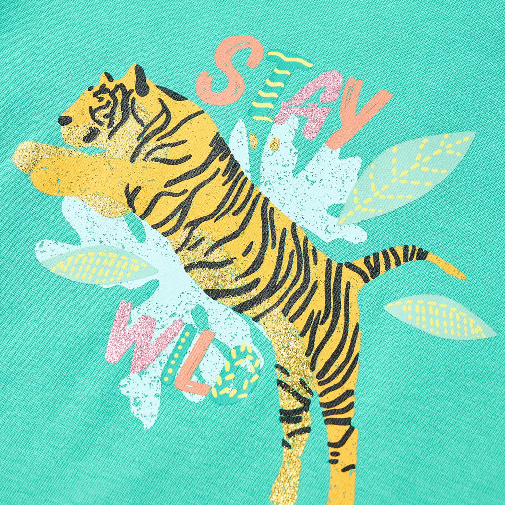 Kids' T-shirt Mint Green 140