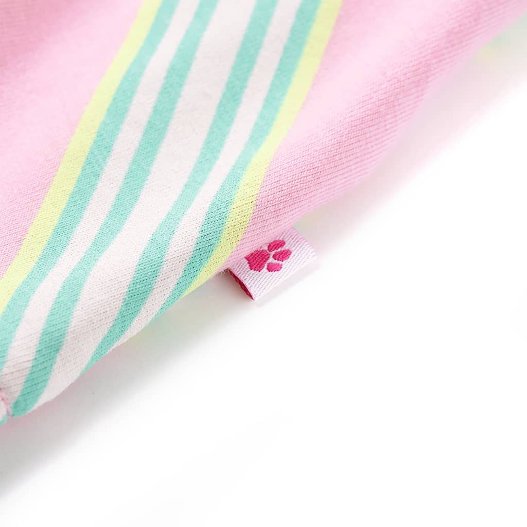 Kinderkleid mit Kordelzug Ärmellos Rosa 116