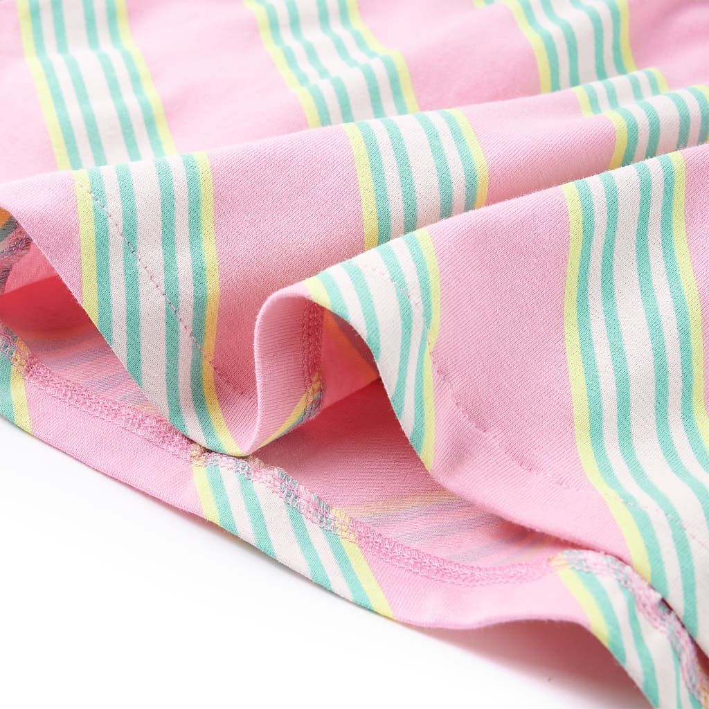 Kinderkleid mit Kordelzug Ärmellos Rosa 116