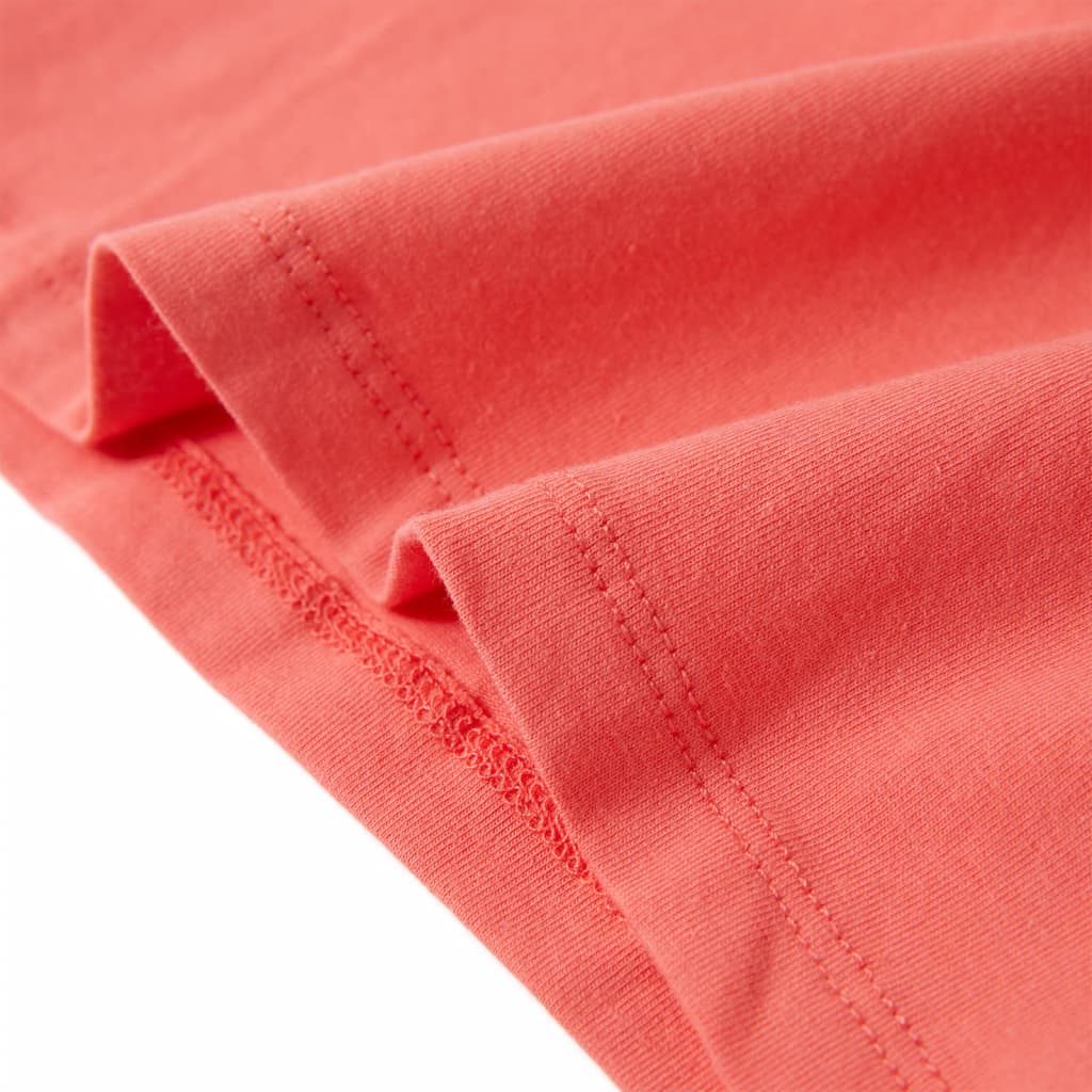 T-shirt enfant rose corail 104