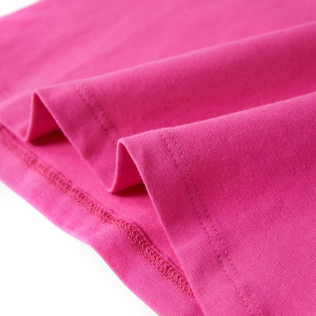 T-shirt enfant rose foncé 128