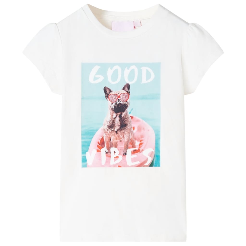 T-shirt enfant écru 140
