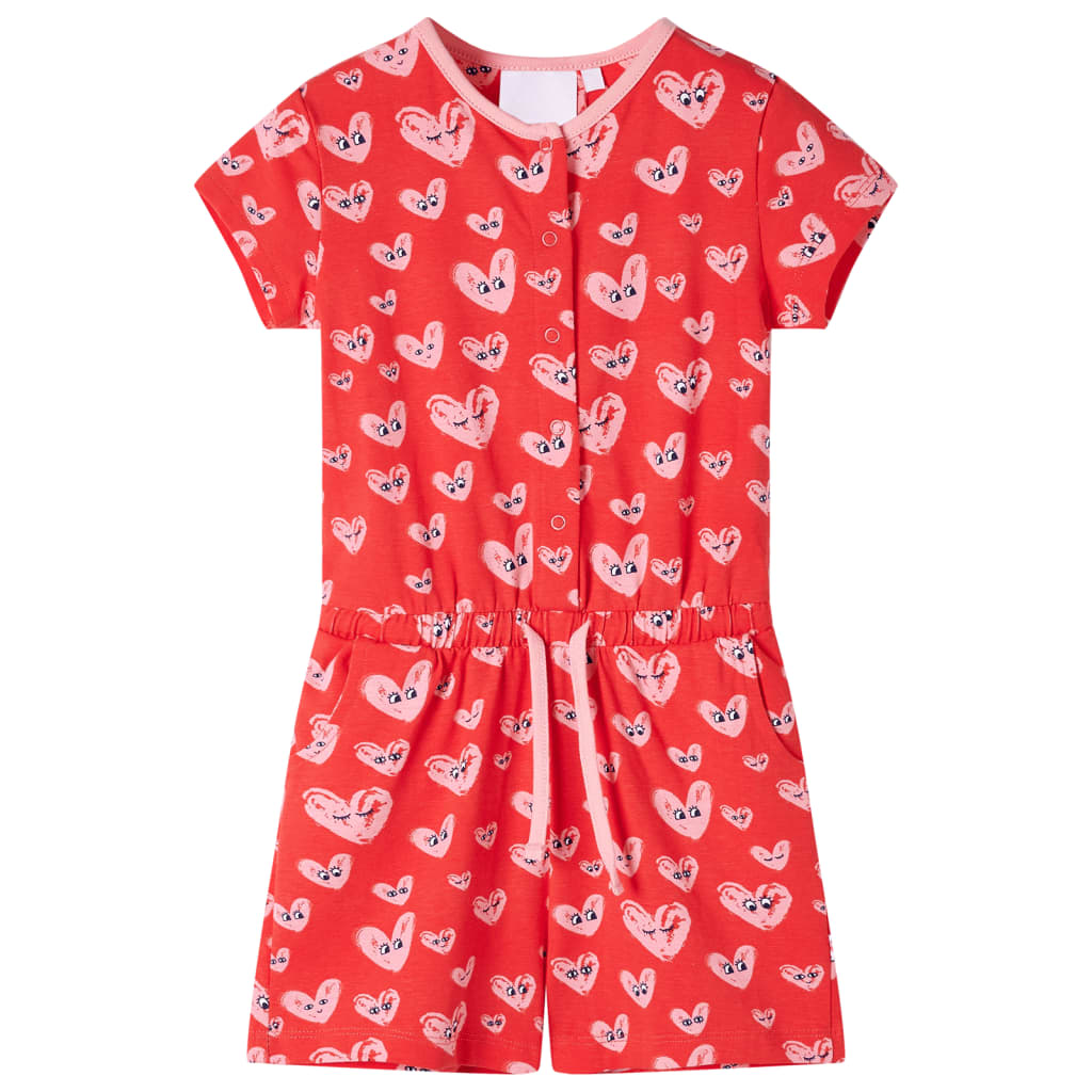 Combinaison de jeu pour enfants rouge 140