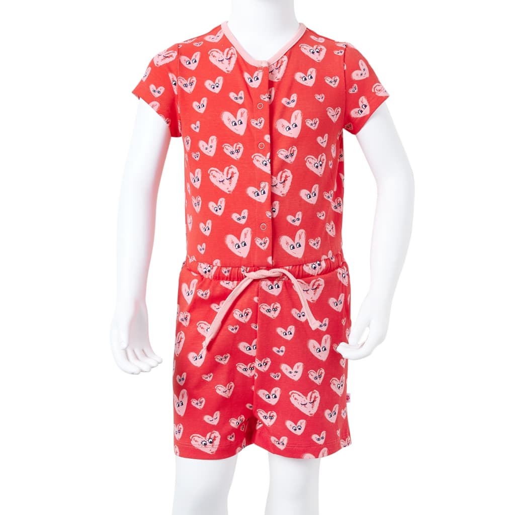 Combinaison de jeu pour enfants rouge 140