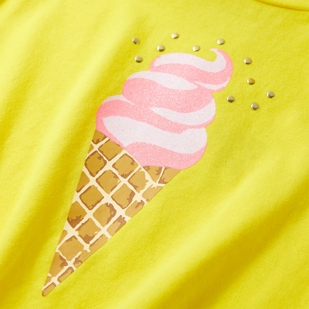 Kids' T-Shirt Yellow 140
