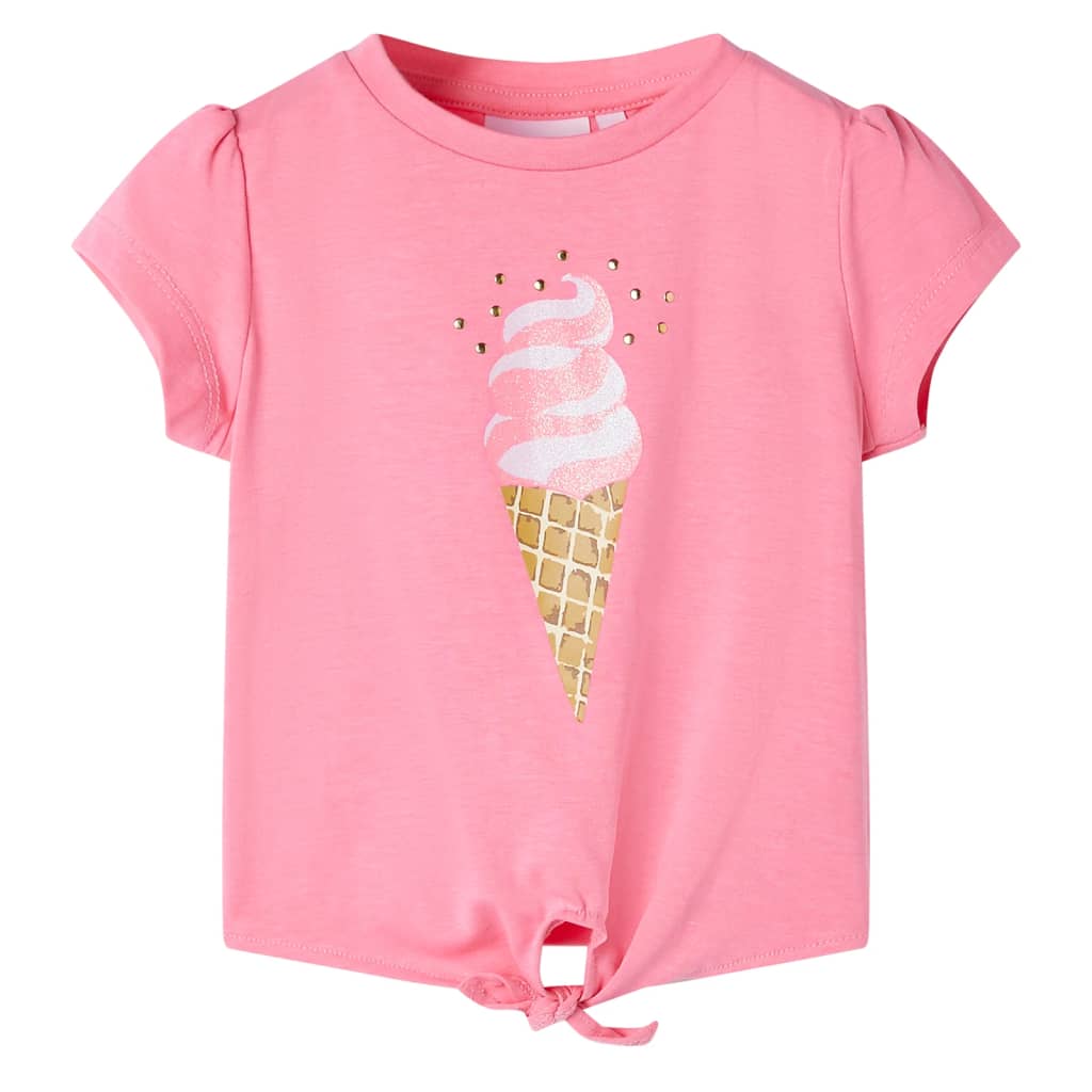 Kids' T-Shirt Bright Neon Pink 92