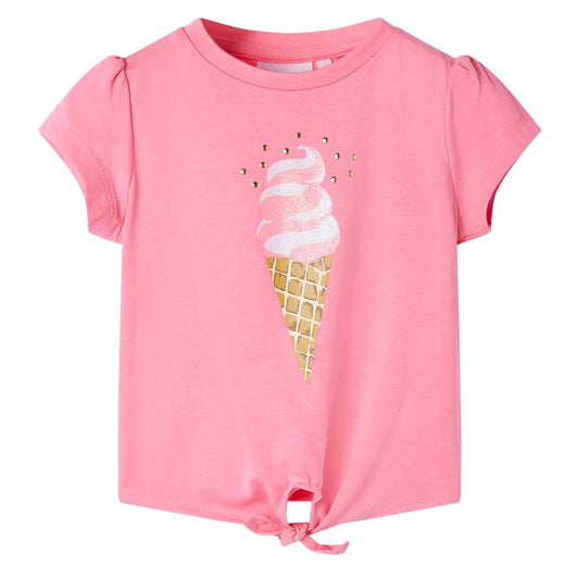Kids' T-Shirt Bright Neon Pink 92