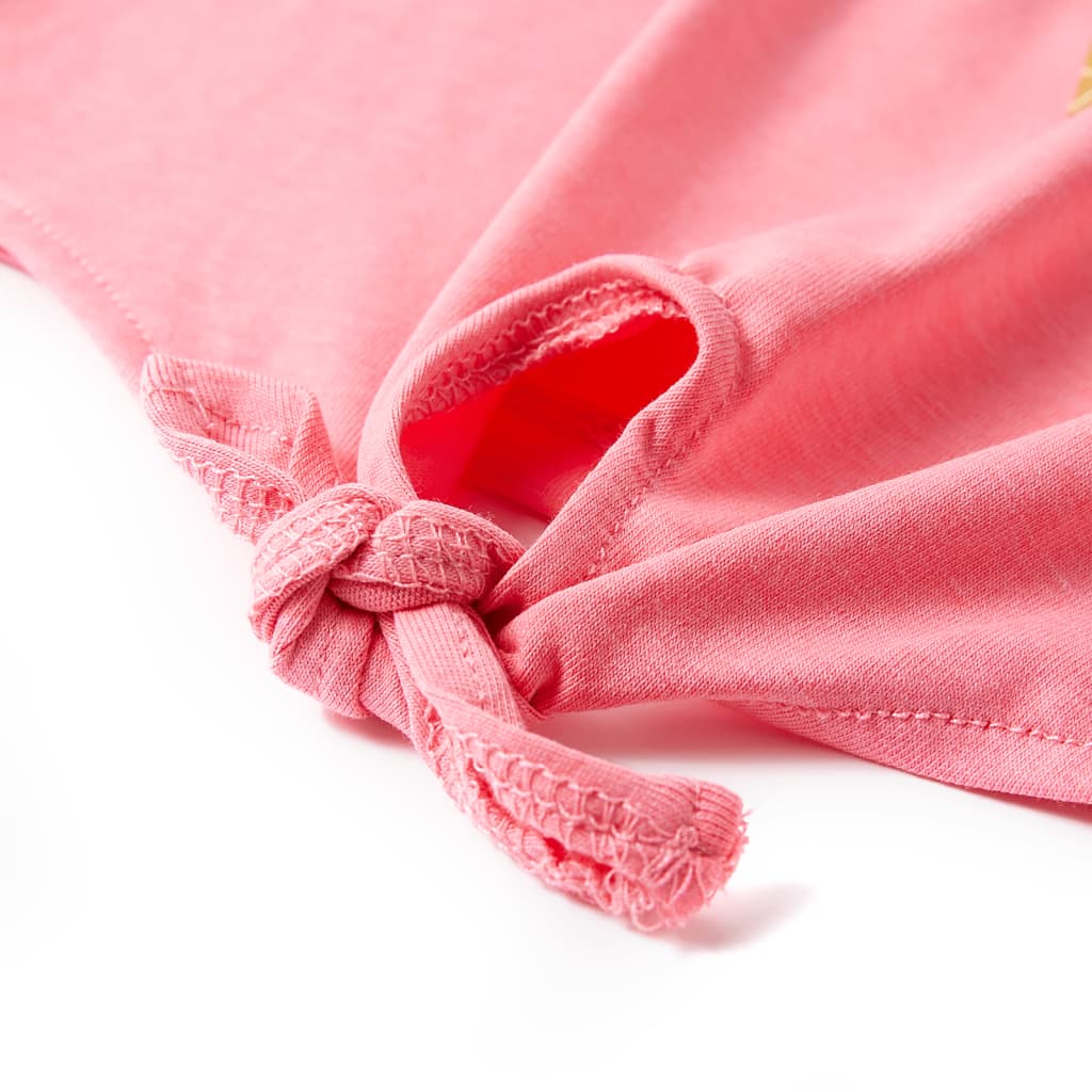 T-shirt enfant rose fluo clair 116