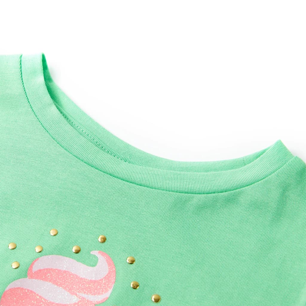 T-shirt enfant vert clair 104