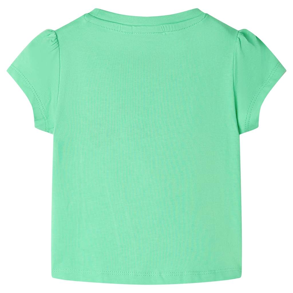 T-shirt enfant vert clair 128