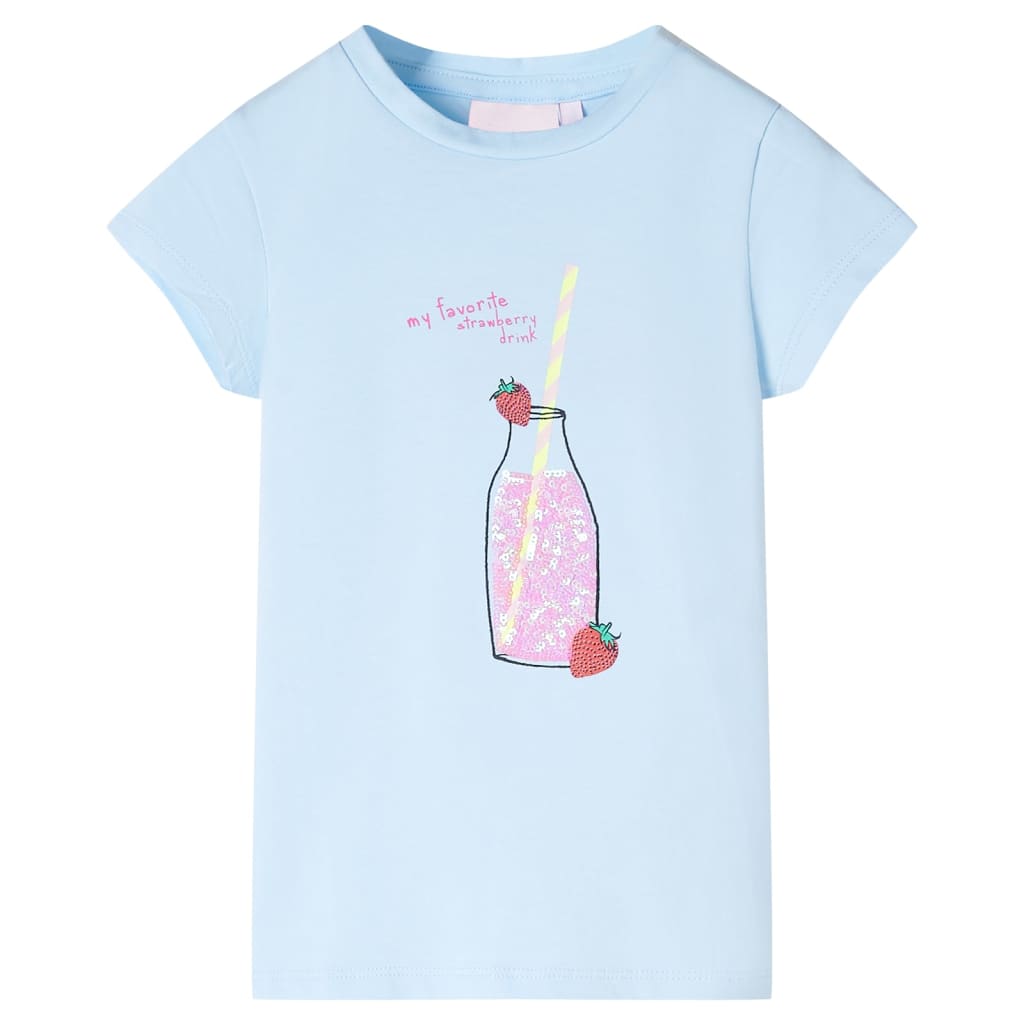 Kids' T-shirt Light Blue 140