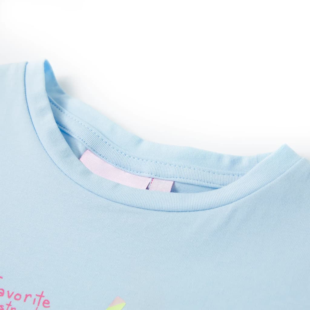 Kids' T-shirt Light Blue 140