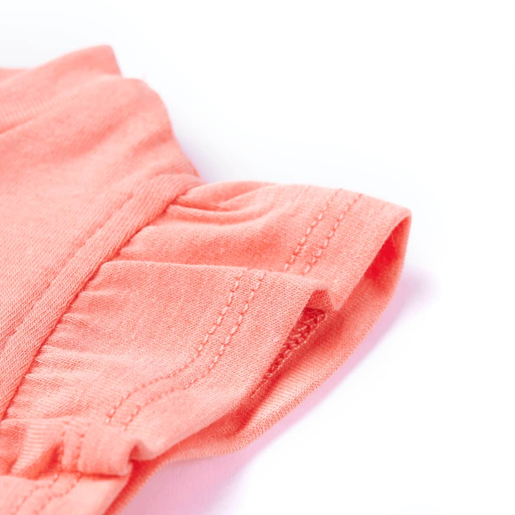 T-shirt enfant corail fluo 116