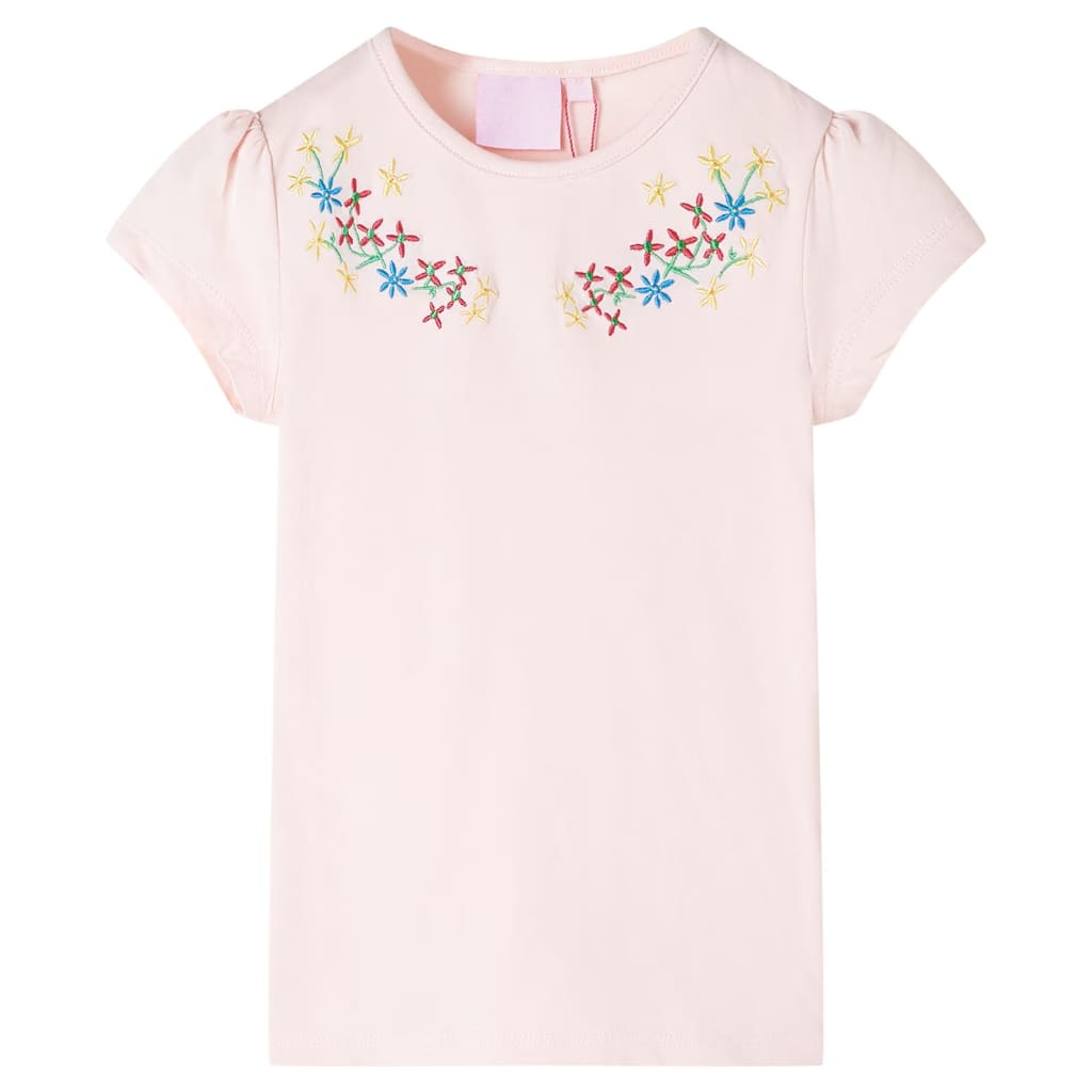 T-shirt enfant rose pâle 116