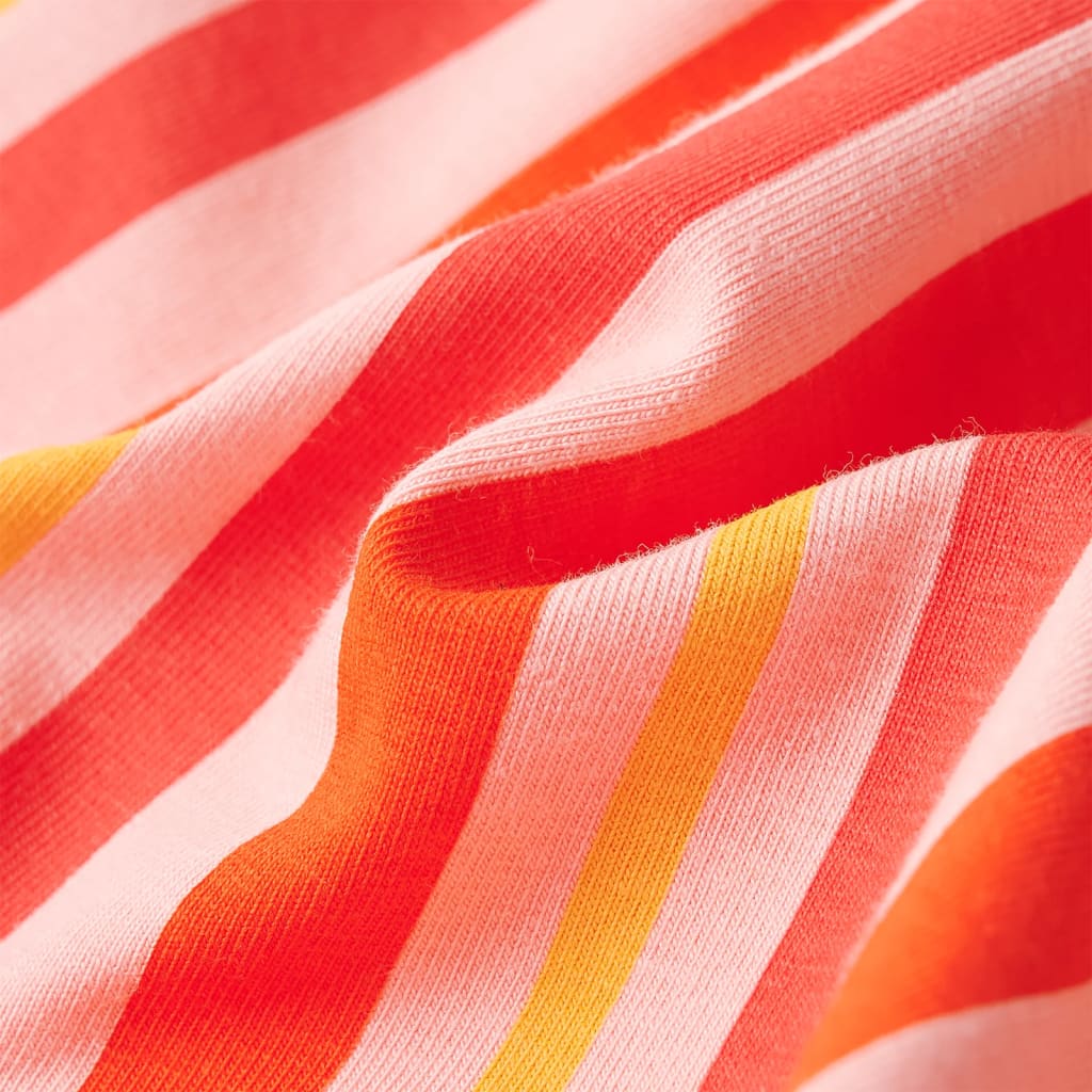 Robe d'enfant avec cordon de serrage Rose et Rouge 104