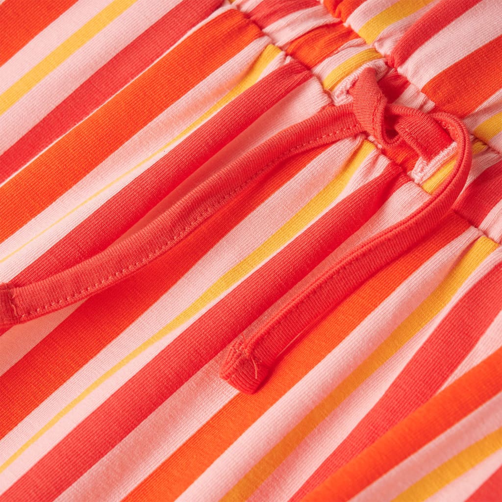 Robe d'enfant avec cordon de serrage Rose et rouge 116