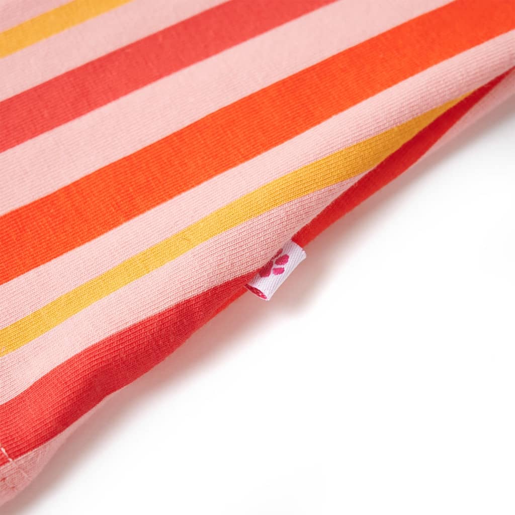 Robe d'enfant avec cordon de serrage Rose et rouge 116