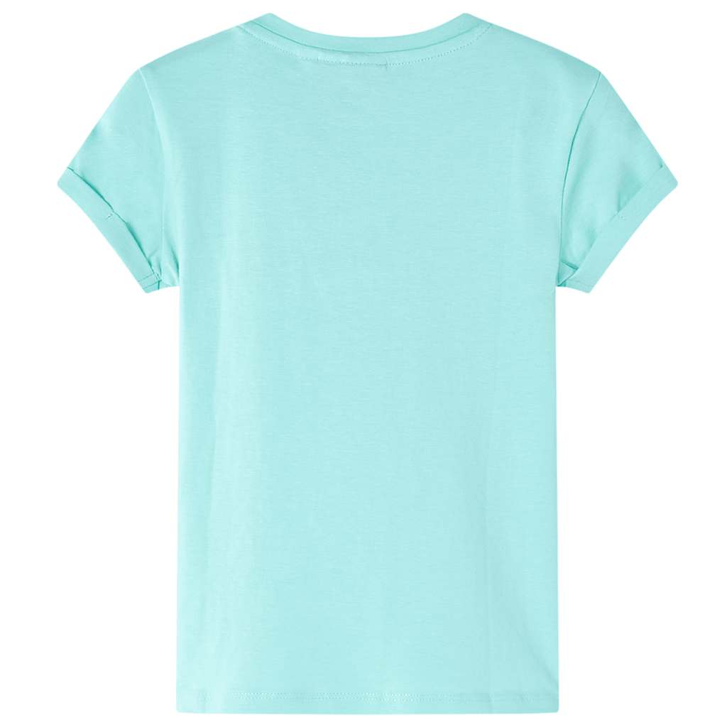 T-shirt enfant vert menthe clair 128