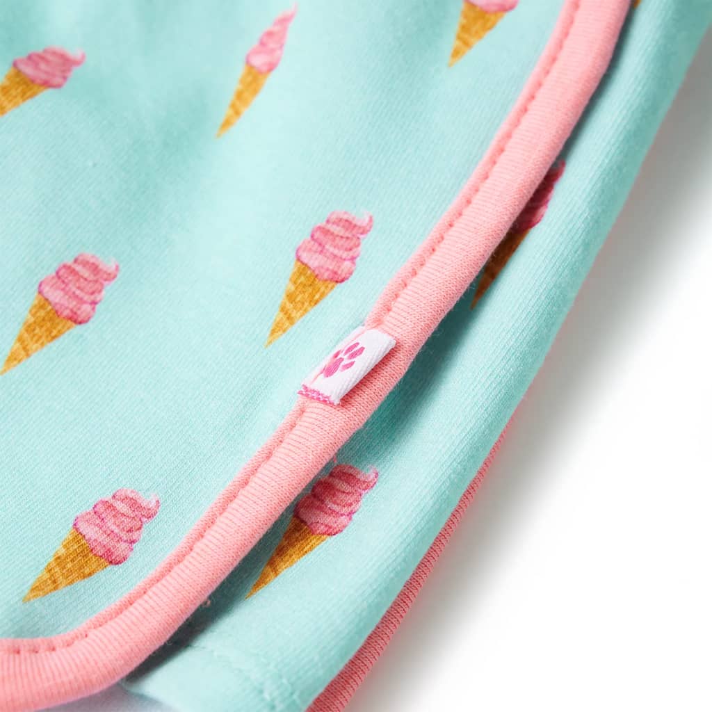 Short pour enfant avec cordon de serrage Menthe claire 104
