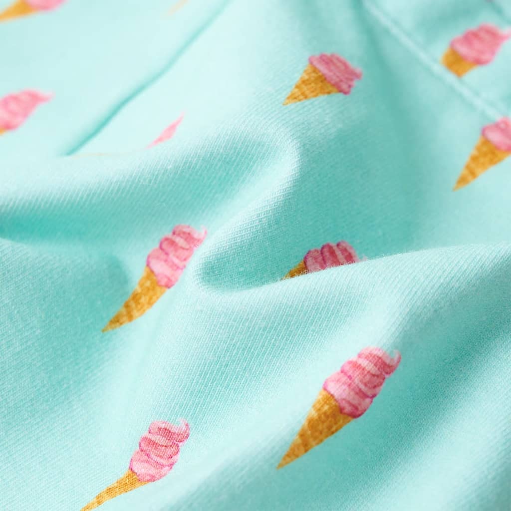 Short pour enfant avec cordon de serrage Menthe claire 104