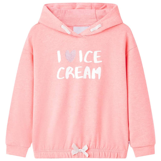 Kids' Hoodie Light Pink 128