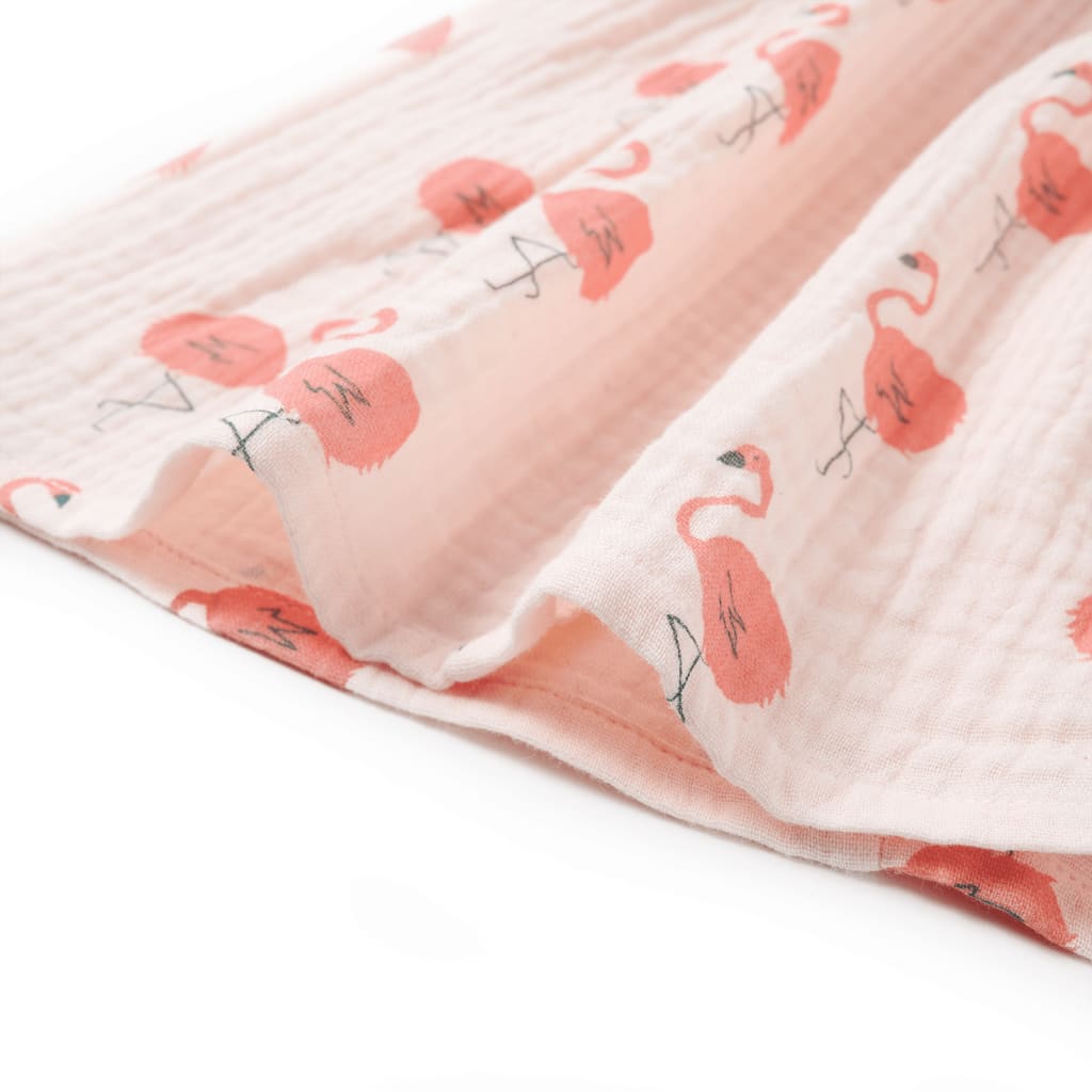 Robe enfant à volants rose clair 116