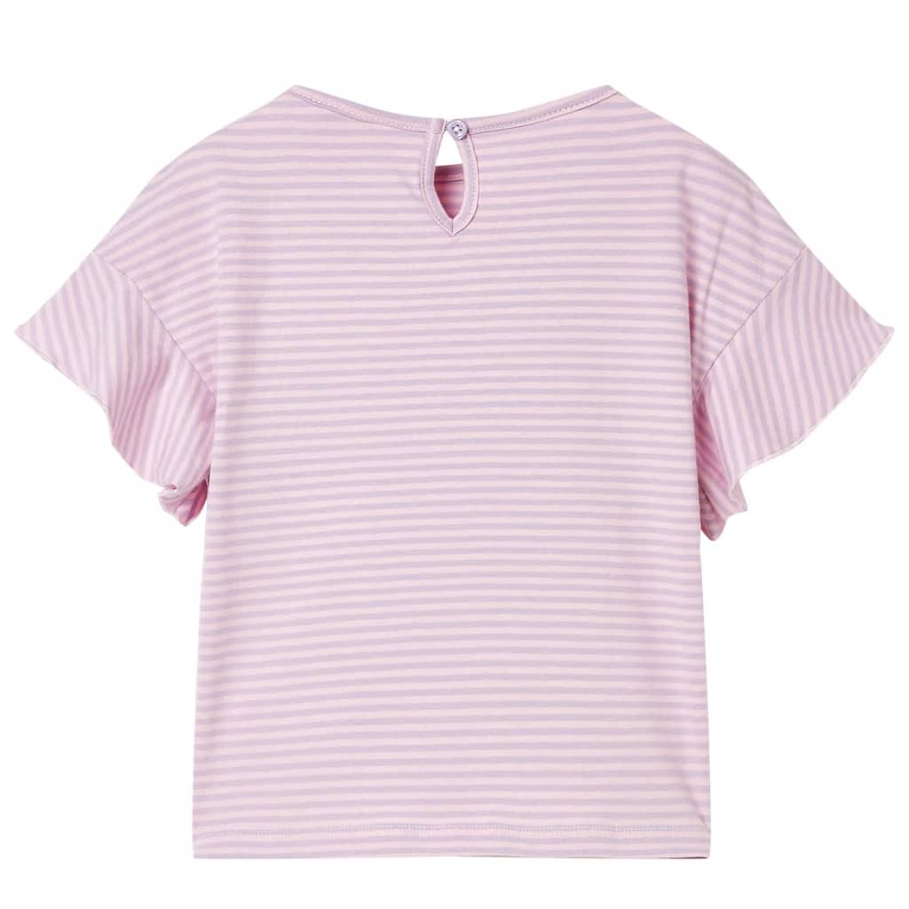 Children's T-shirt with ruffle sleeves Purple 116