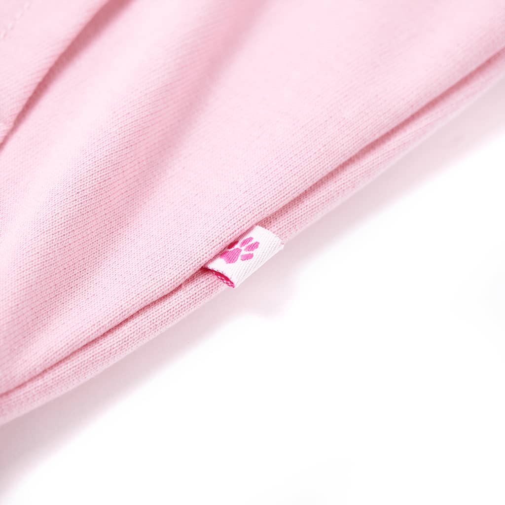 Kids' Zip-Up Hoodie Light Pink 104