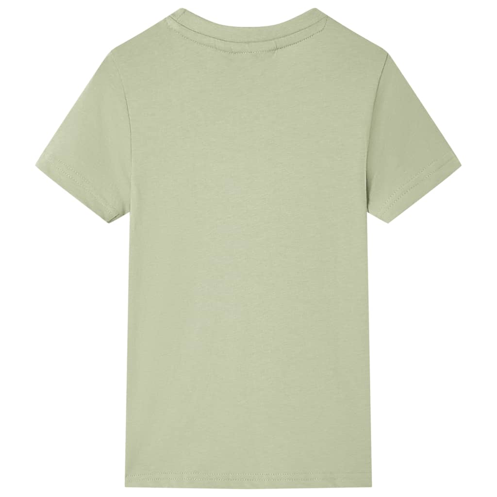 Kids' Short-Sleeved T-Shirt Light Khaki 116