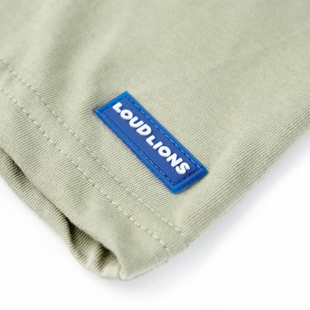 Kids' Short-Sleeved T-Shirt Light Khaki 116