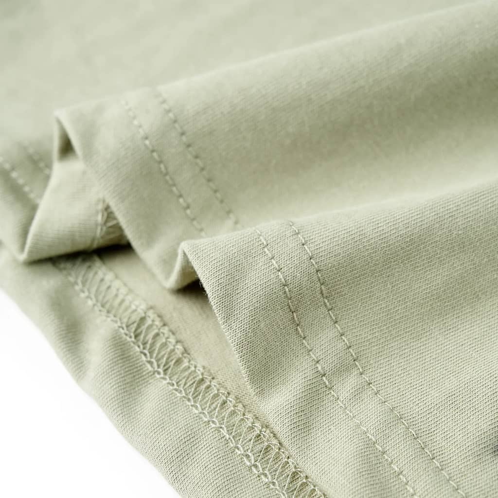 Kids' Short-Sleeved T-Shirt Light Khaki 116