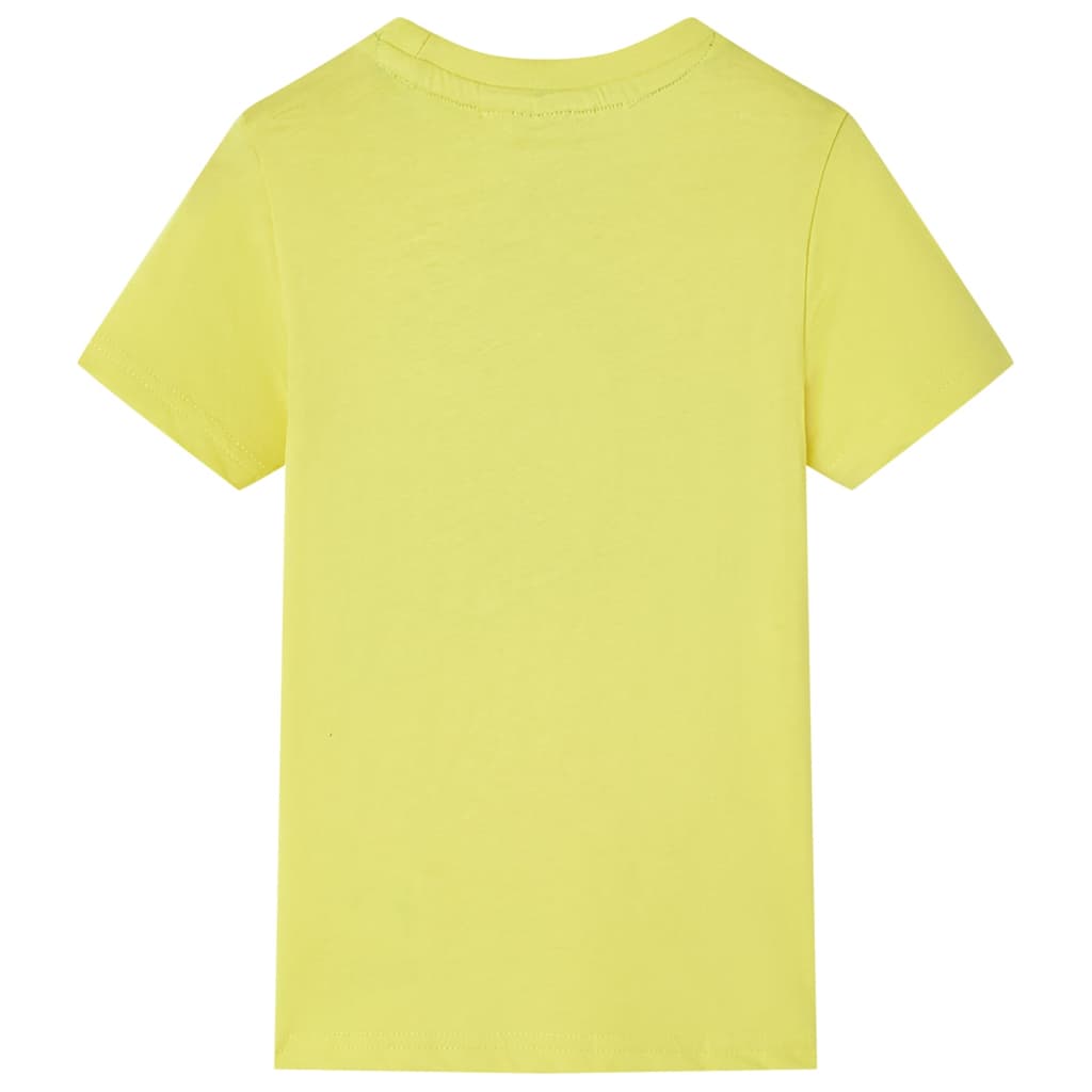 Children's Short Sleeve T-Shirt Yellow 140