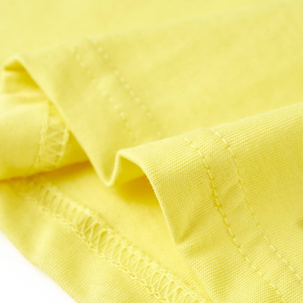 Children's Short Sleeve T-Shirt Yellow 140