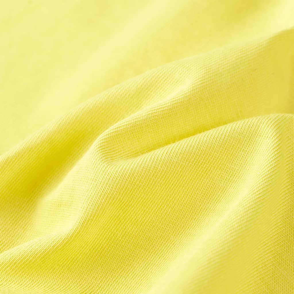 Children's Short Sleeve T-Shirt Yellow 140