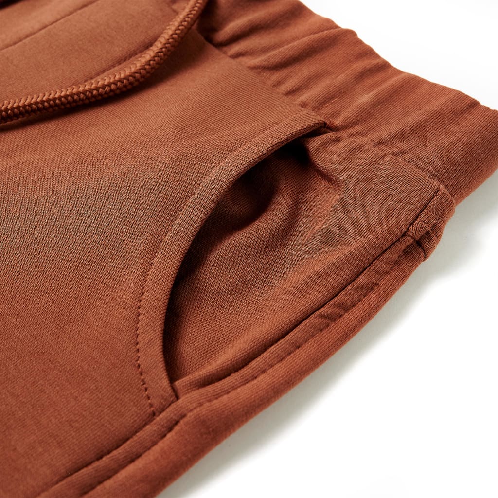 Shorts enfant avec cordon de serrage Marron 128