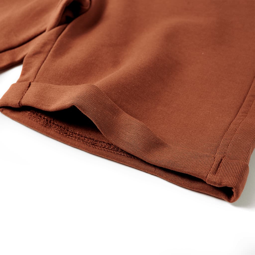 Shorts enfant avec cordon de serrage Marron 128