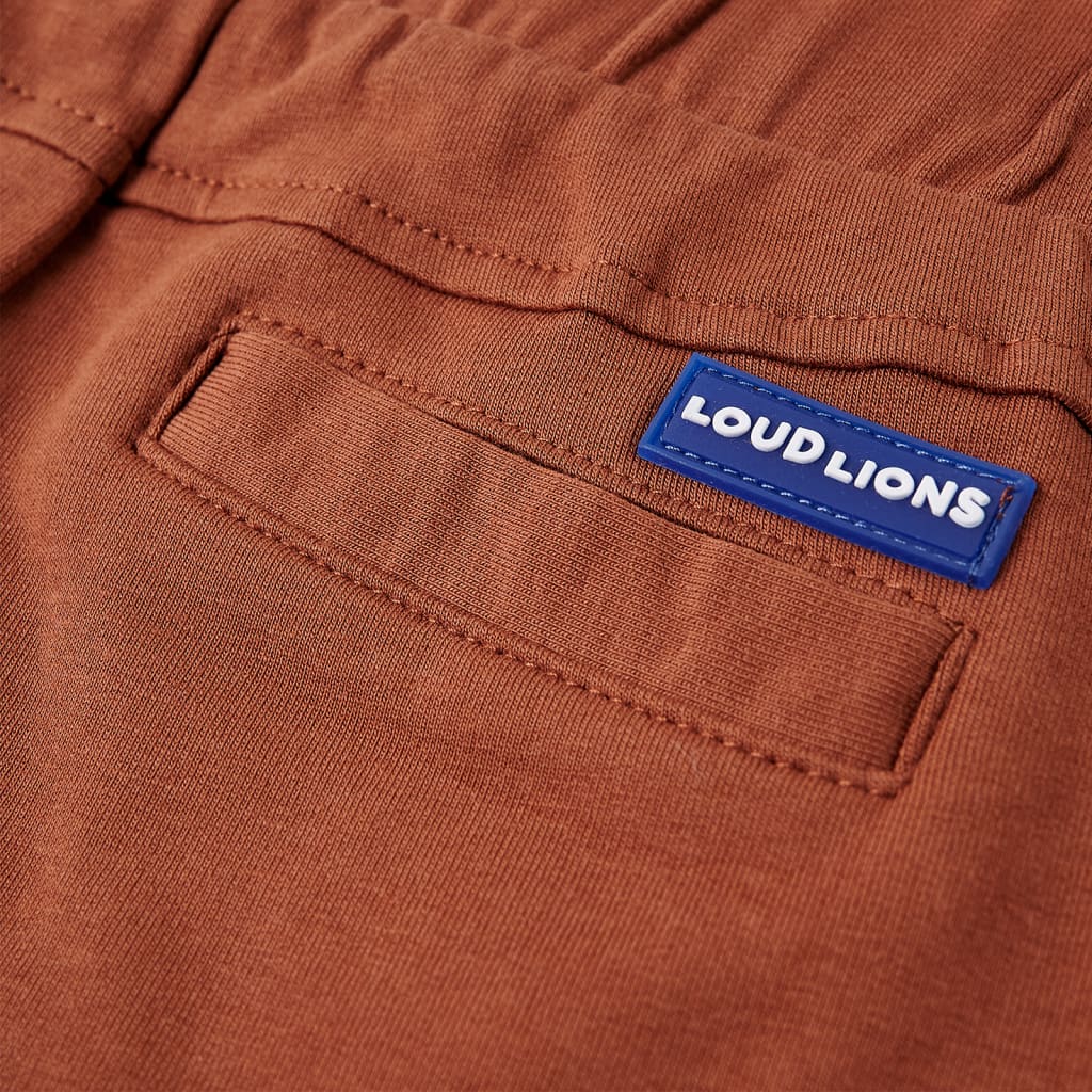 Shorts enfant avec cordon de serrage Marron 128