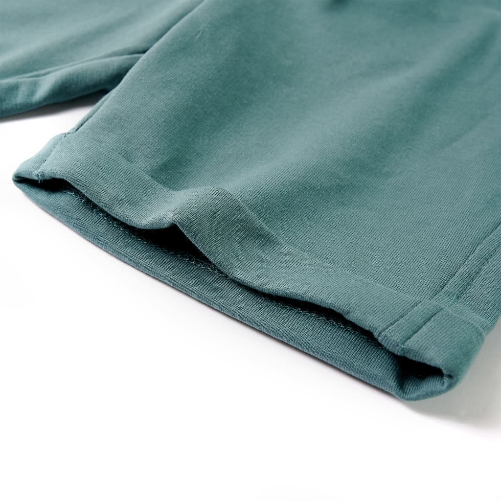 Kids' Shorts with Drawstring Petrol Blue 140
