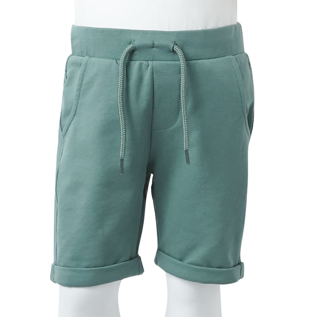 Kids' Shorts with Drawstring Petrol Blue 140