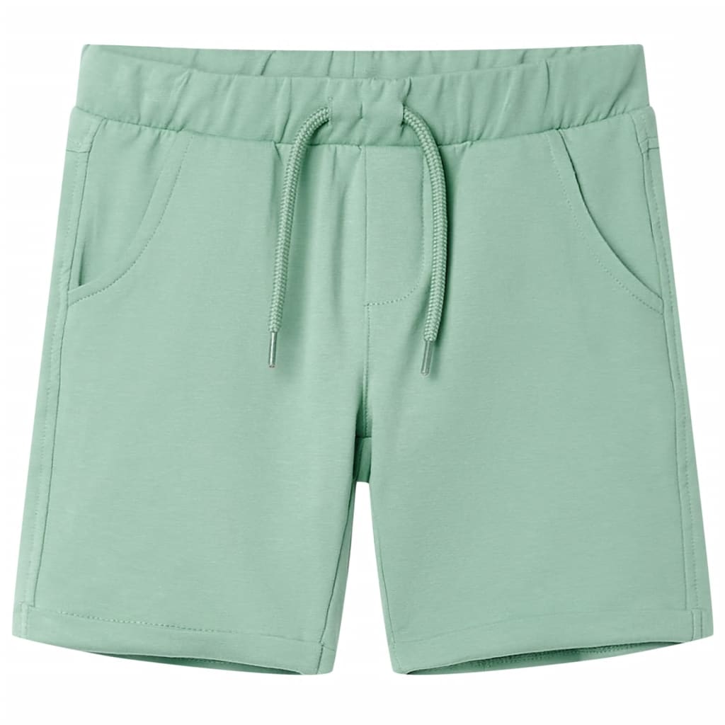Short pour enfant avec cordon de serrage Kaki clair 140