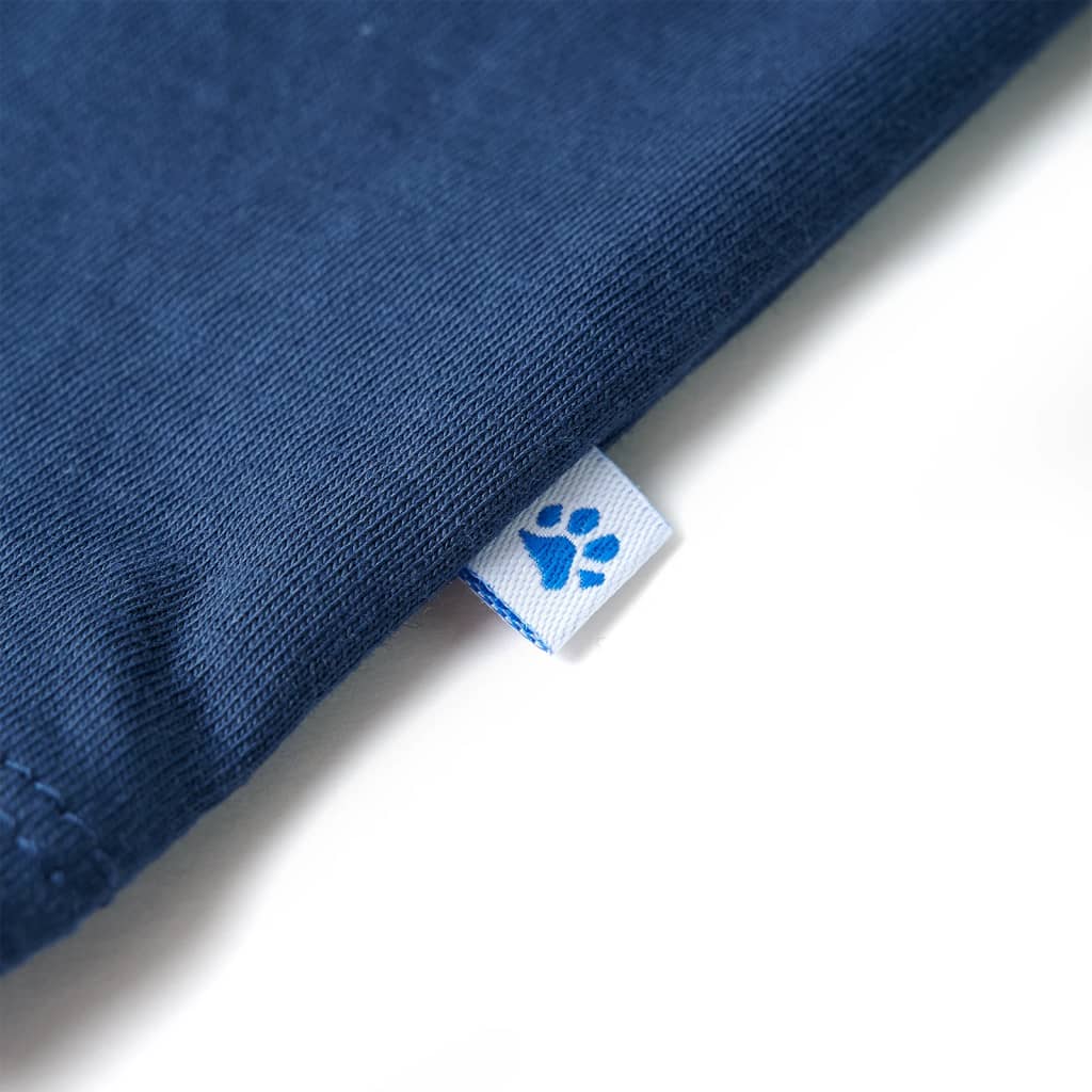 T-shirt enfant bleu foncé 92