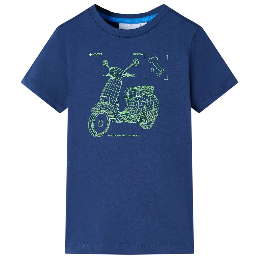 T-shirt enfant Bleu foncé 116