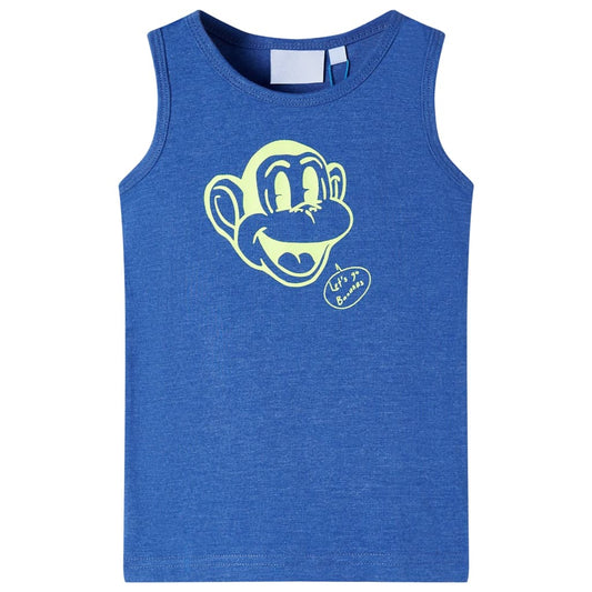 Kids' Tank Top Blue Marl 92