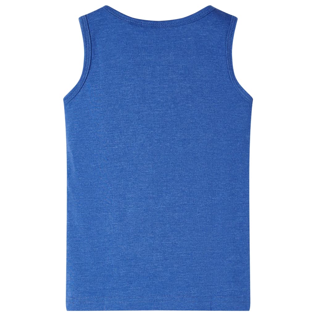 Kids' Tank Top Blue Mélange 104