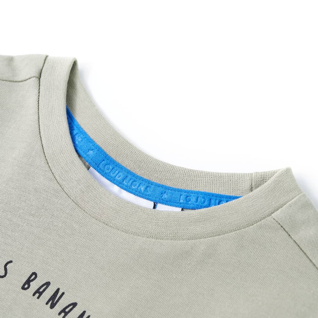 T-shirt enfant kaki clair 140
