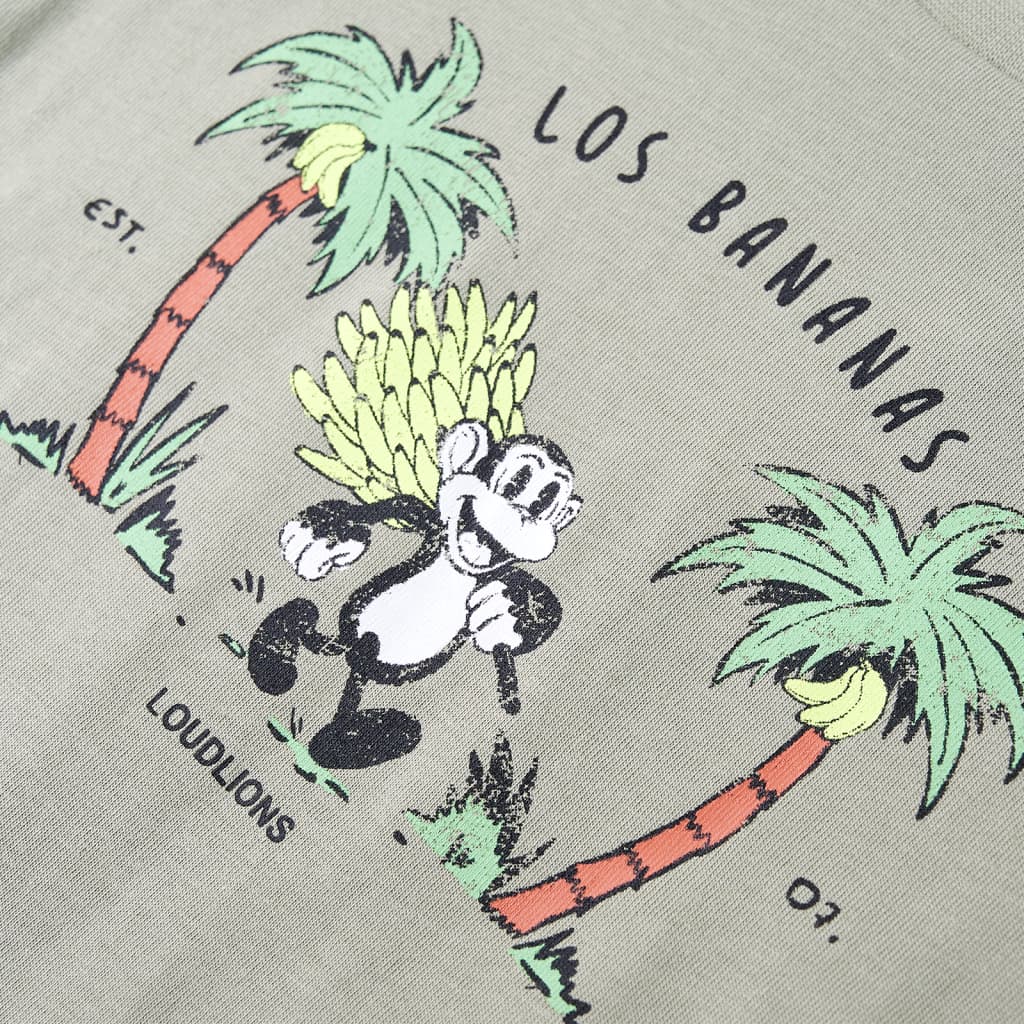 T-shirt enfant kaki clair 140
