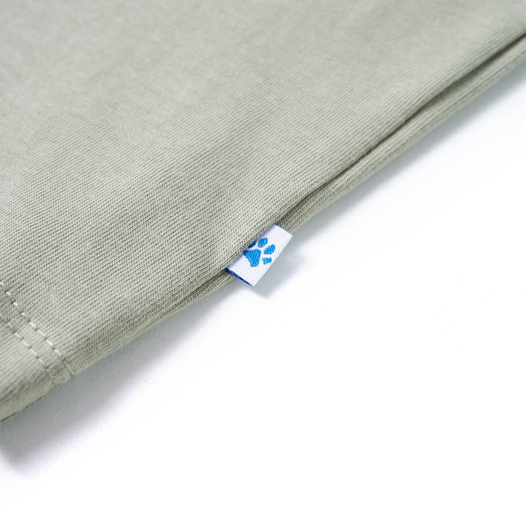 T-shirt enfant kaki clair 140
