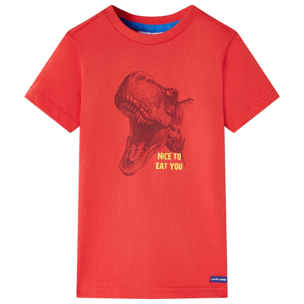 T-shirt enfant rouge 104