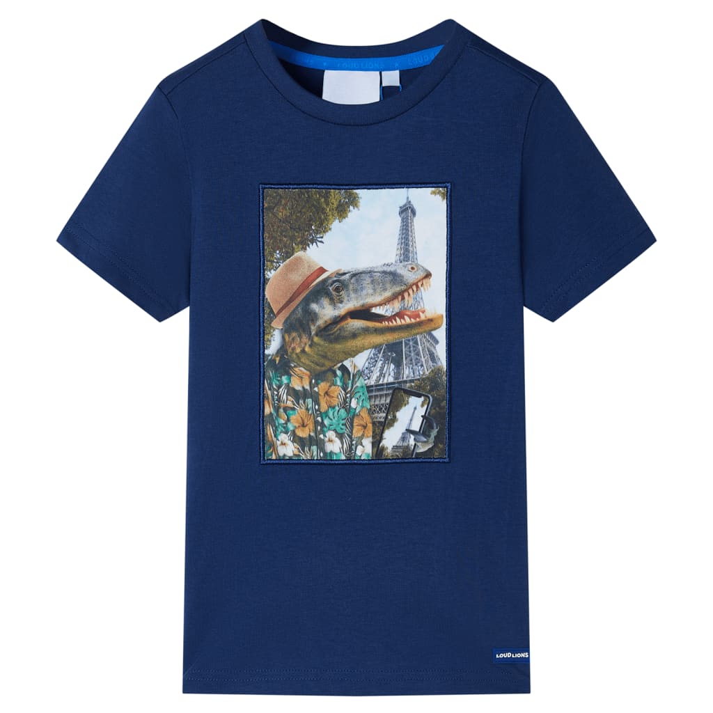 T-shirt enfant Bleu foncé 116